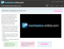 Tablet Screenshot of mechanics-online.com